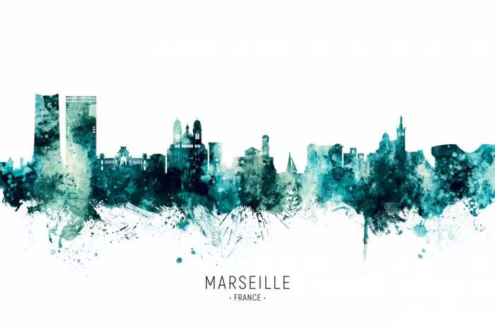 Tompsett, Michael: Silueta de Marsella Francia