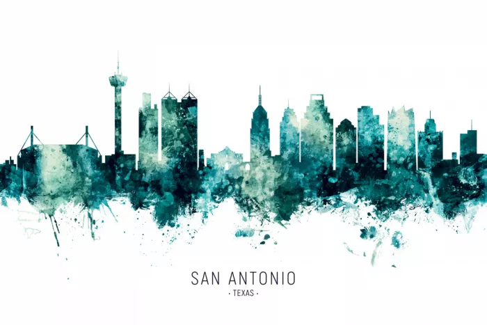 Tompsett, Michael: Skyline di San Antonio Texas