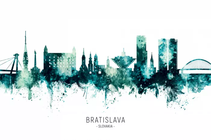 Tompsett, Michael: Bratislava Eslovaquia Skyline