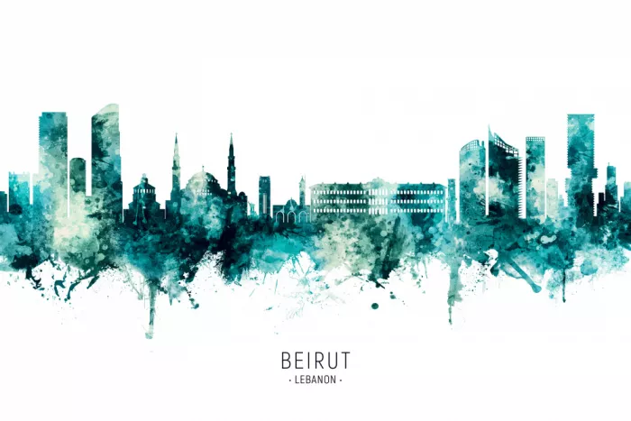 Tompsett, Michael: Skyline de Beirut Líbano