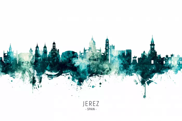 Tompsett, Michael: Skyline de Jerez, España