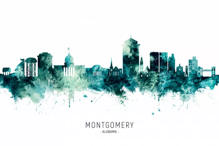 Tompsett, Michael: Montgomery Alabama Skyline