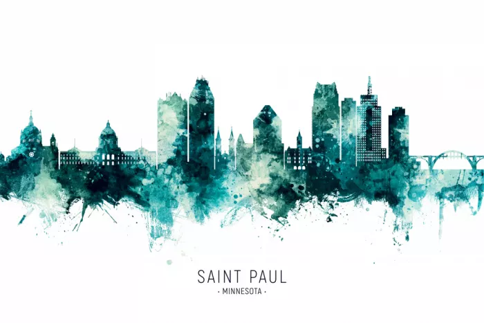 Tompsett, Michael: Skyline di Saint Paul Minnesota