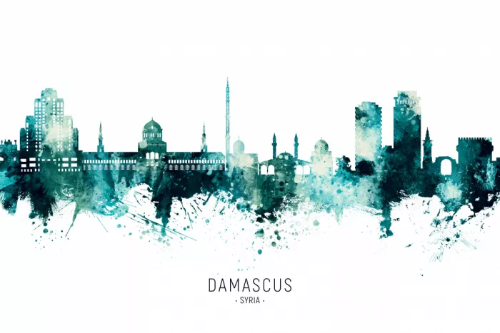 Tompsett, Michael: Skyline di Damasco, Siria