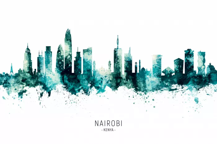 Tompsett, Michael: Skyline di Nairobi Kenya