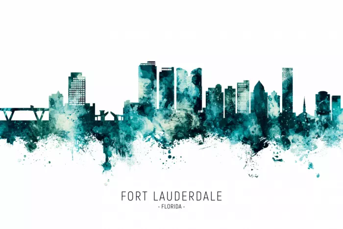 Tompsett, Michael: Skyline di Fort Lauderdale, Florida