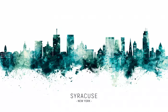 Tompsett, Michael: Skyline de Syracuse Nueva York