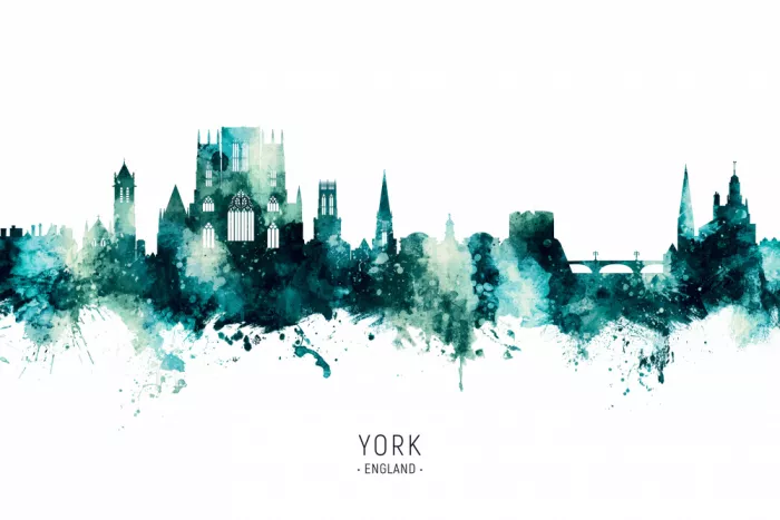 Tompsett, Michael: Skyline de York, Inglaterra