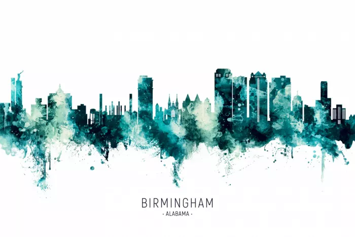 Tompsett, Michael: Birmingham Alabama Skyline