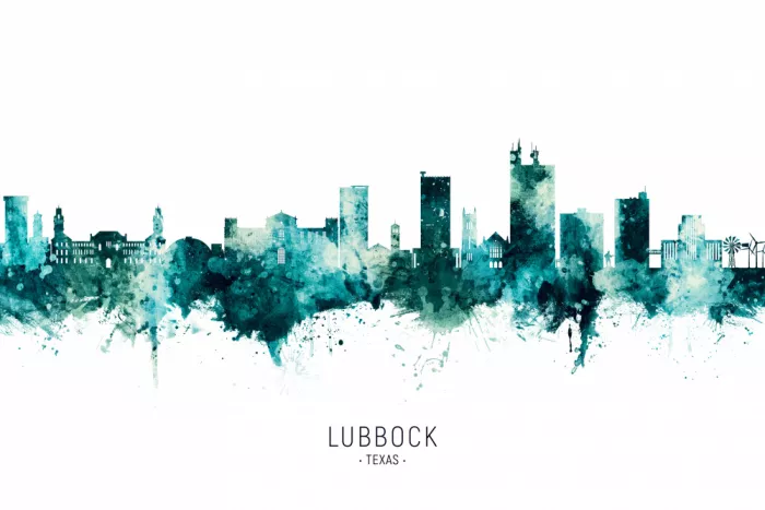 Tompsett, Michael: Lubbock Texas Skyline