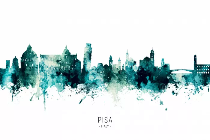 Tompsett, Michael: Skyline di Pisa Italia