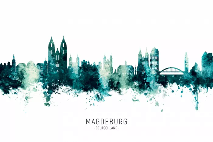Tompsett, Michael: Magdeburg Alemania Skyline