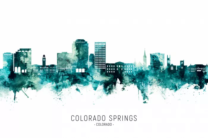 Tompsett, Michael: Panorama de Colorado Springs, Colorado