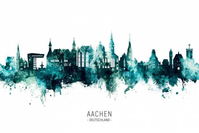 Tompsett, Michael: Skyline de Aquisgrán, Alemania