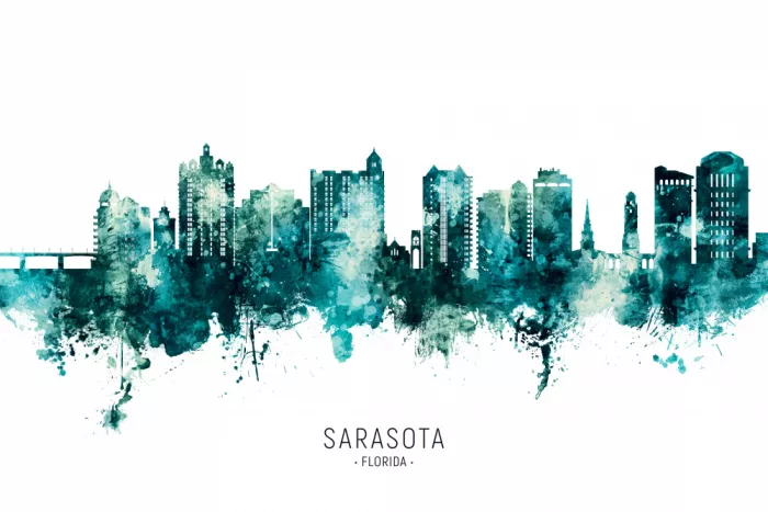 Tompsett, Michael: Skyline de Sarasota, Floride