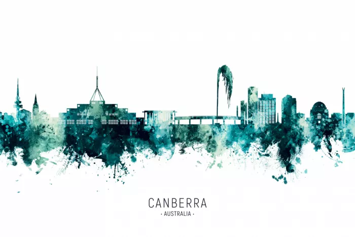Tompsett, Michael: Horizonte de Canberra, Australia