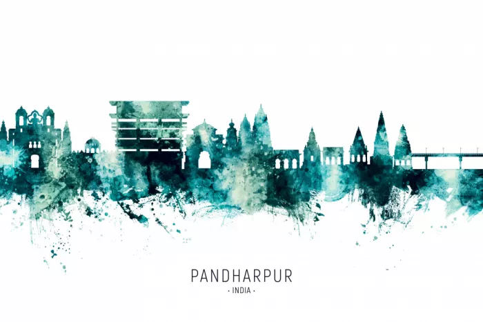 Tompsett, Michael: Skyline di Pandharpur India