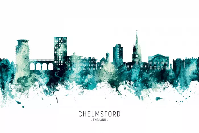 Tompsett, Michael: Skyline di Chelmsford, Inghilterra