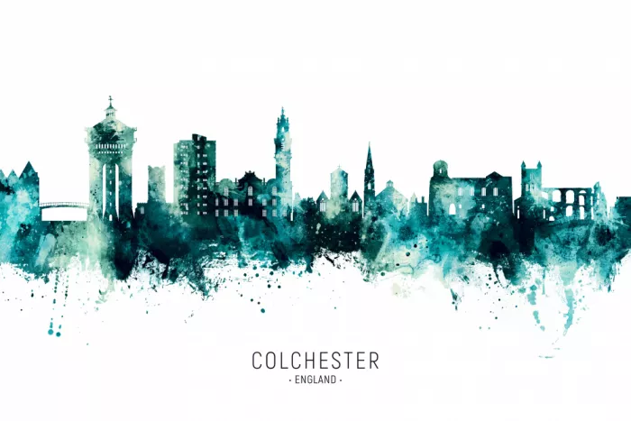 Tompsett, Michael: Colchester England Skyline