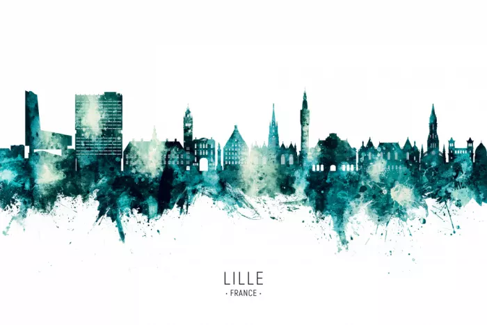 Tompsett, Michael: Lille France Skyline