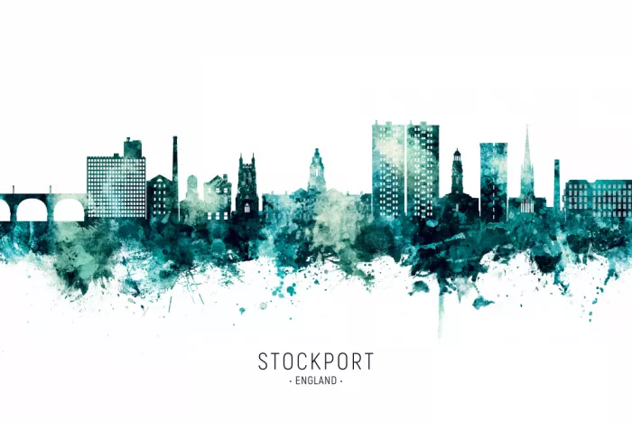 Tompsett, Michael: Skyline de Stockport Inglaterra