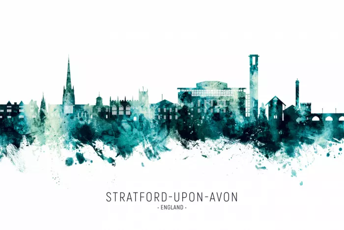 Tompsett, Michael: Skyline de Stratford-upon-Avon Inglaterra