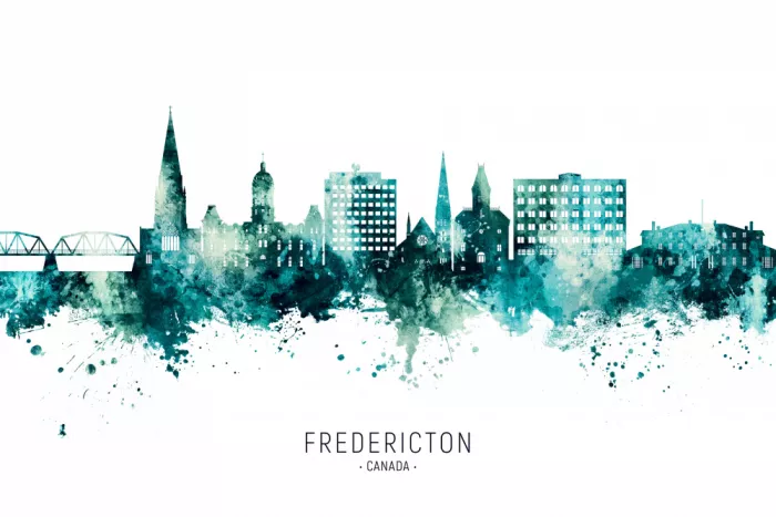 Tompsett, Michael: Skyline de Fredericton Canada