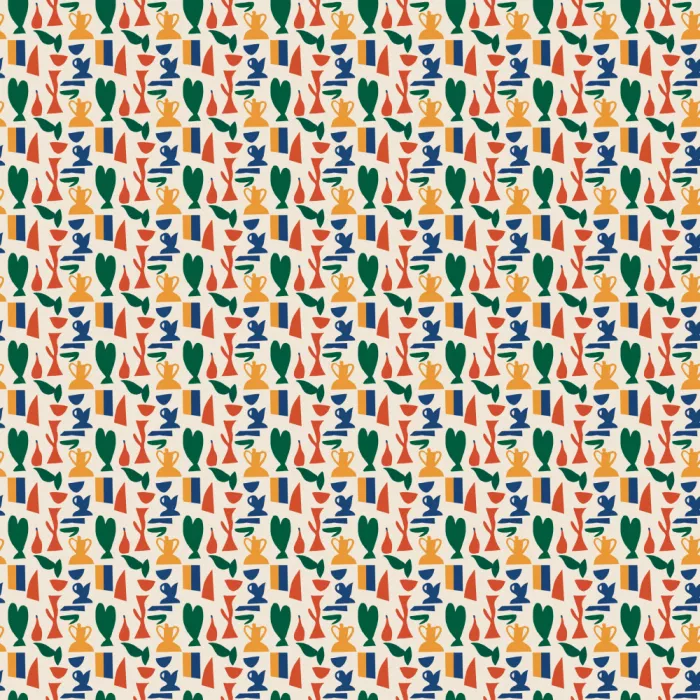 Dean, Little: Vase seamless pattern