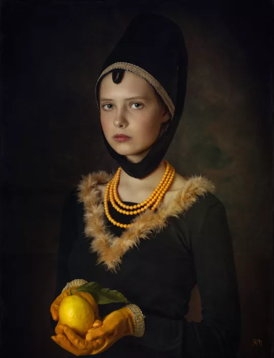 Melik-Nubarova, Svetlana: Portrait classique au citron