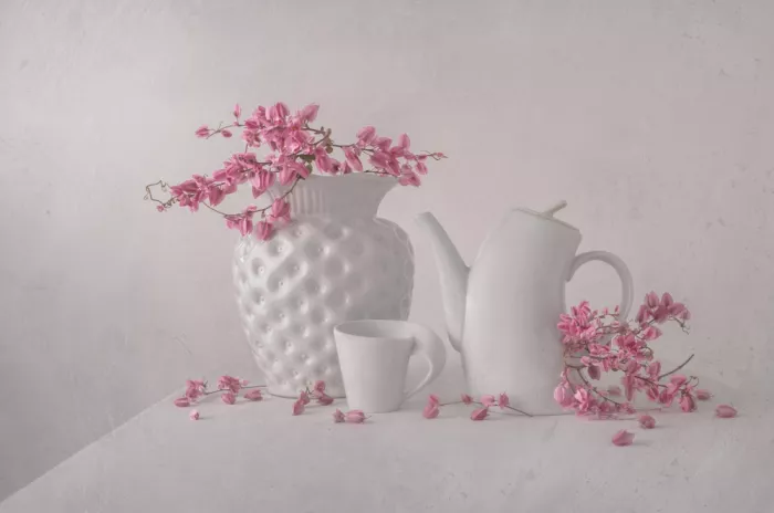 Perfoncio, Margareth: Coffee with flower