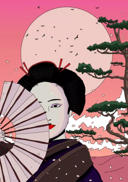 Nicholas: Geisha-Mädchen