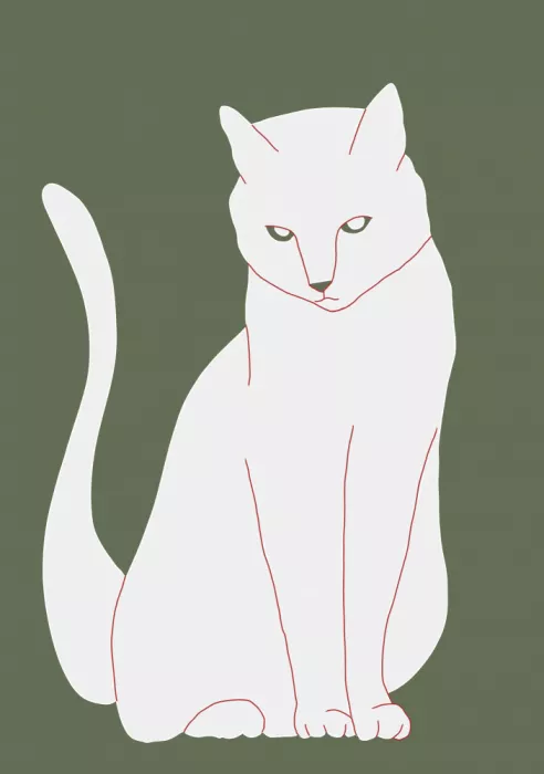 Bursic, Sharyn: Gatto bianco e verde
