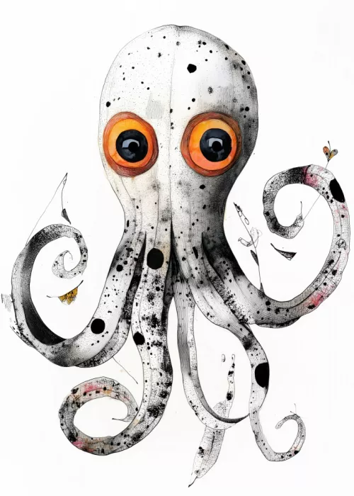 Jaszke, Justyna: White Octopus sea life