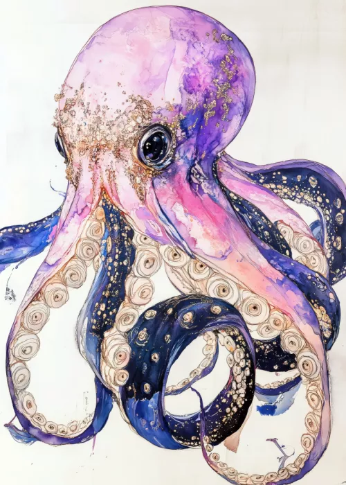 Jaszke, Justyna: Japanischer Oktopus – Meeresleben, Oktopus 12