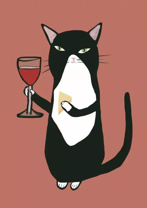 Bursic, Sharyn: Katze mit Wein