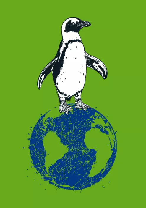 Kaminski, Carlo: The cute Penguin is a threatened species