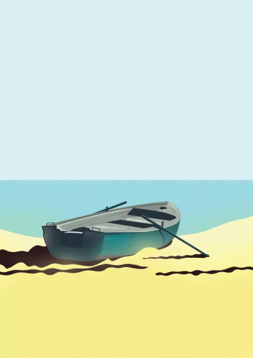 Nicholas: Barca sulla spiaggia