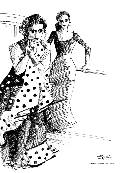 Alex, Art Awol: TANEČNÍCI FLAMENCA