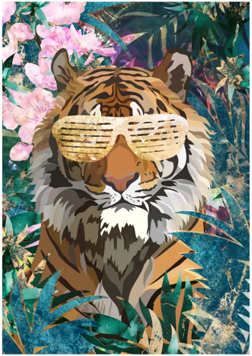 Manovski, Sarah: Cool Tiger Tropical Jungle