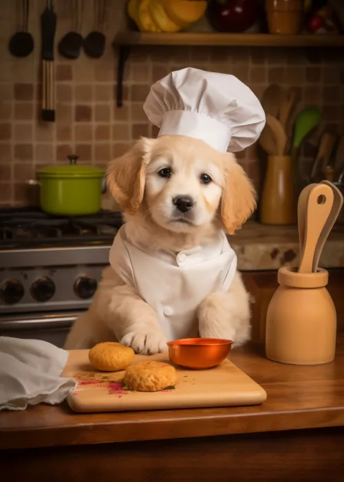 Magnusson, Andreas: Golden Retriever Puppy Chef