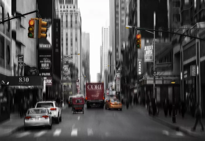 Schuurmans, Wim: - Pohled na ulice New Yorku -