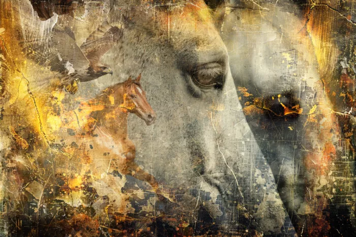 Kulik, Rafal: Horse Vintage Art Wallart 21