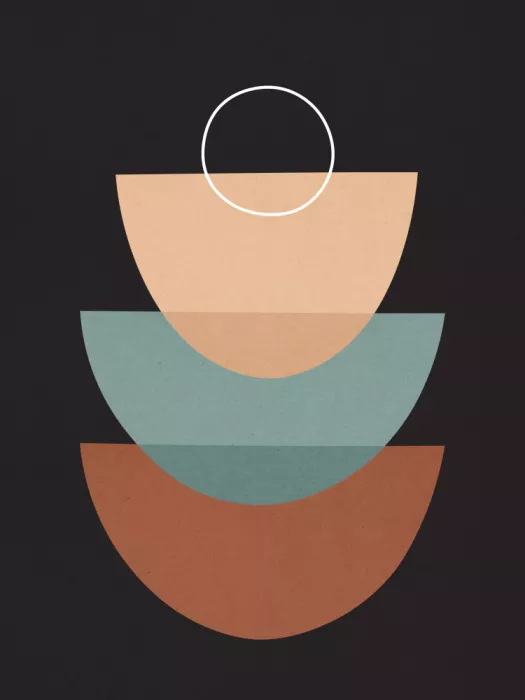 Costa, Vitor: Organic Geometry Semicircles Pattern