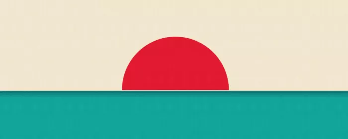 Costa, Vitor: Stylized Sunset Over Waves