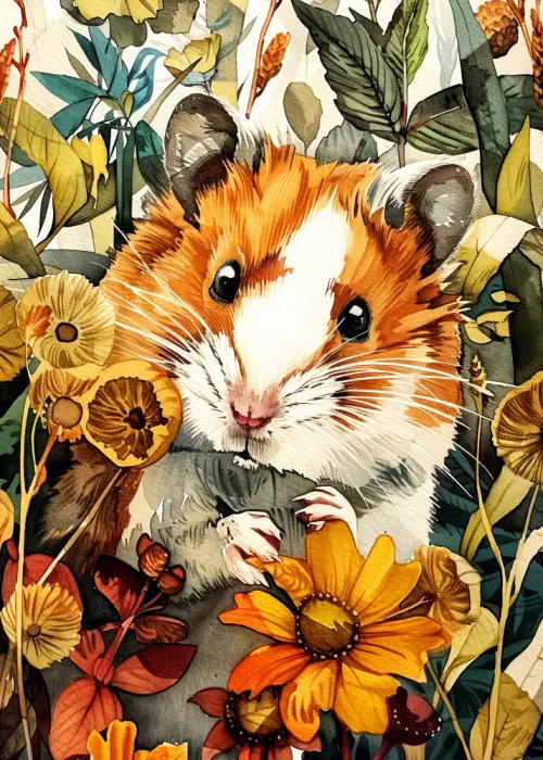 Jaszke, Justyna: Hamster 1 animal art