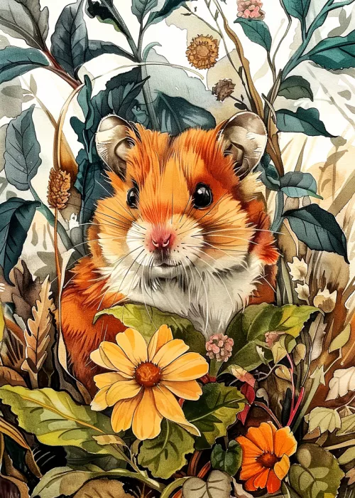 Jaszke, Justyna: Hamster 2 animal art