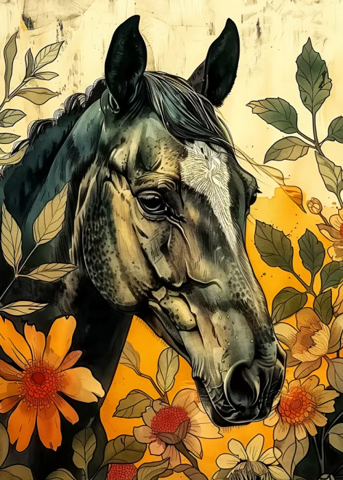 Jaszke, Justyna: Horse 2 animal art