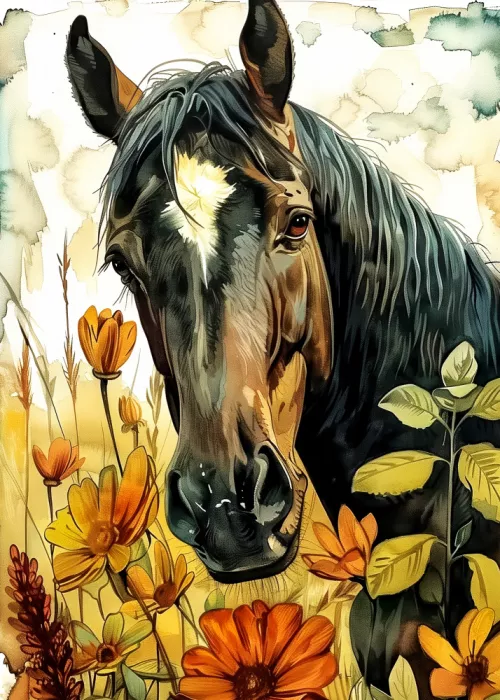 Jaszke, Justyna: Horse 3 animal art