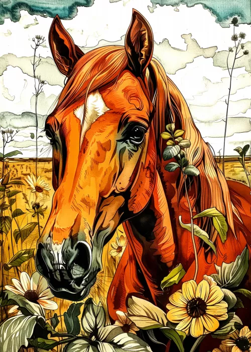 Jaszke, Justyna: Horse 4 animal art