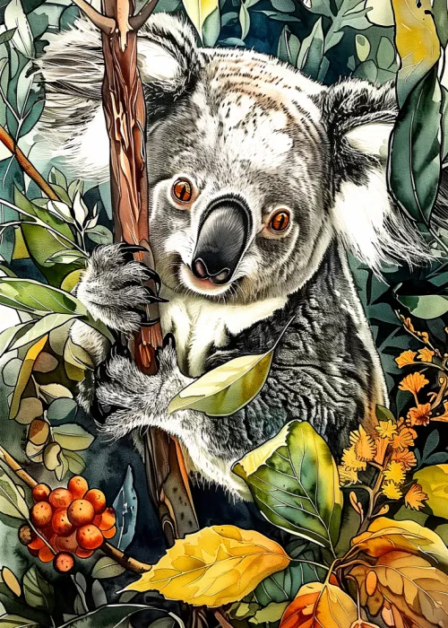 Jaszke, Justyna: Koala 1 animal art